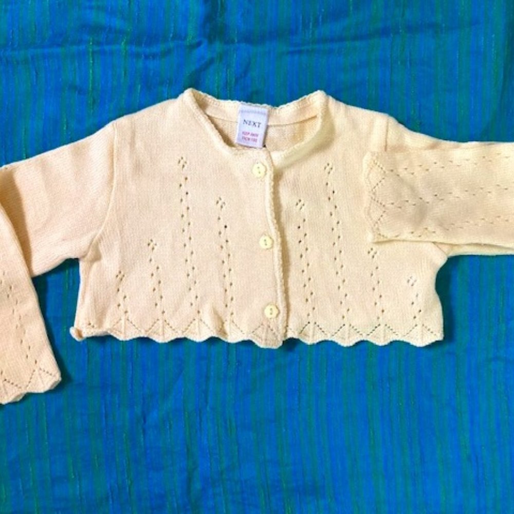 Next Yellow cropped Sweater